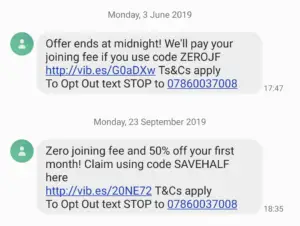 SMS marketing promotion